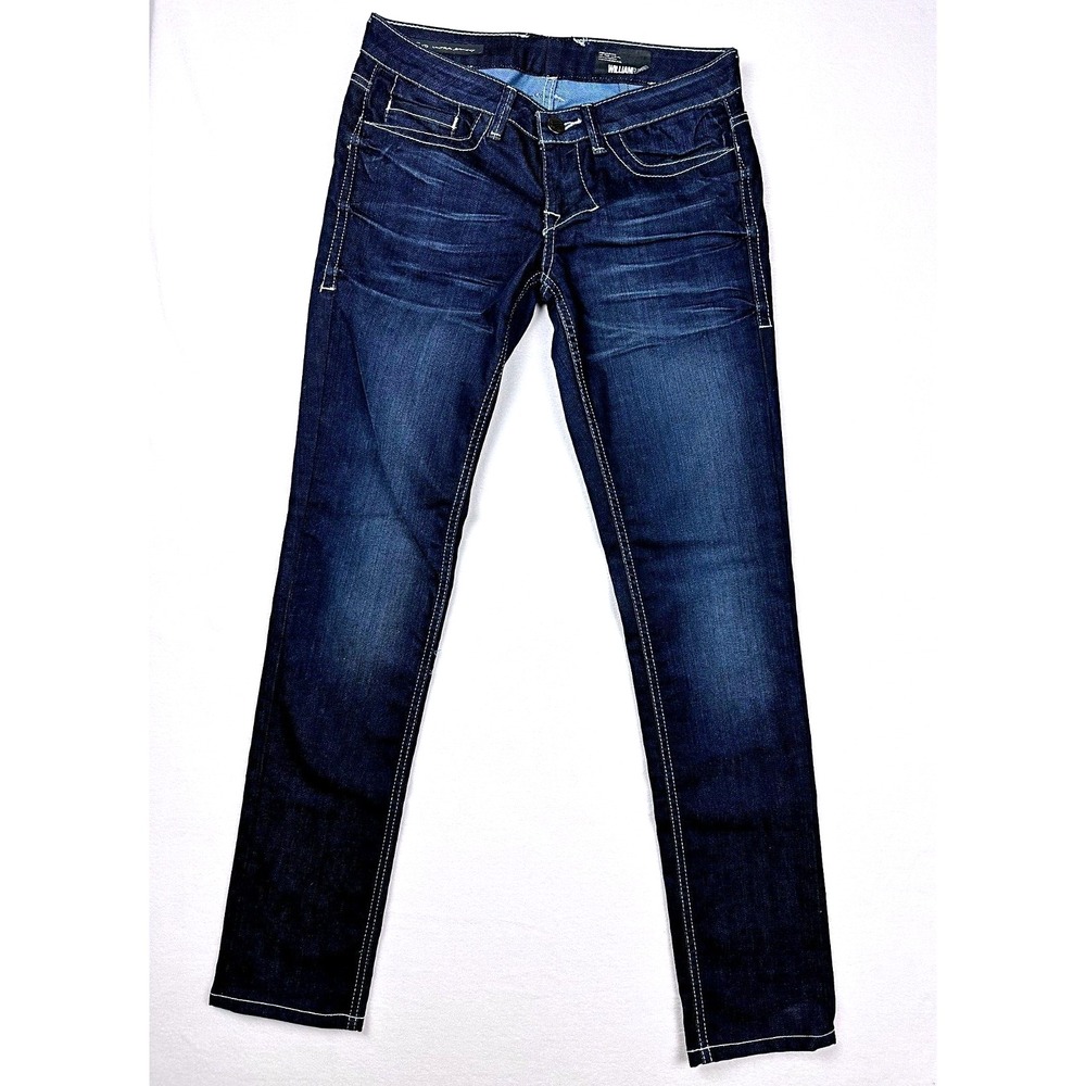 WILLIAM RAST Mens‎ Jeans size 28 - Jerri Dark Blue Contrast Stitch R5034YY